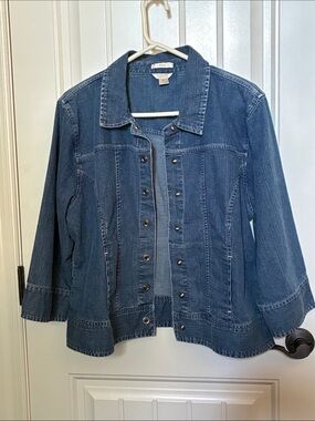 Christopher & Banks XL  Women’s Dark Blue Denim Jacket
